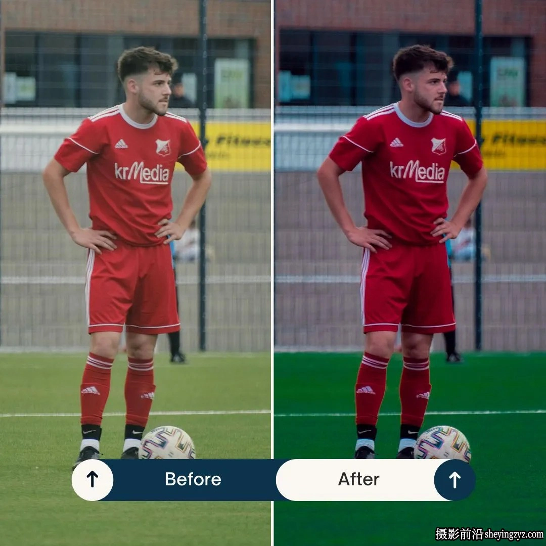 足球赛事摄影调色LR预设LUT预设FootBall Lightroom Presets &amp; Lut