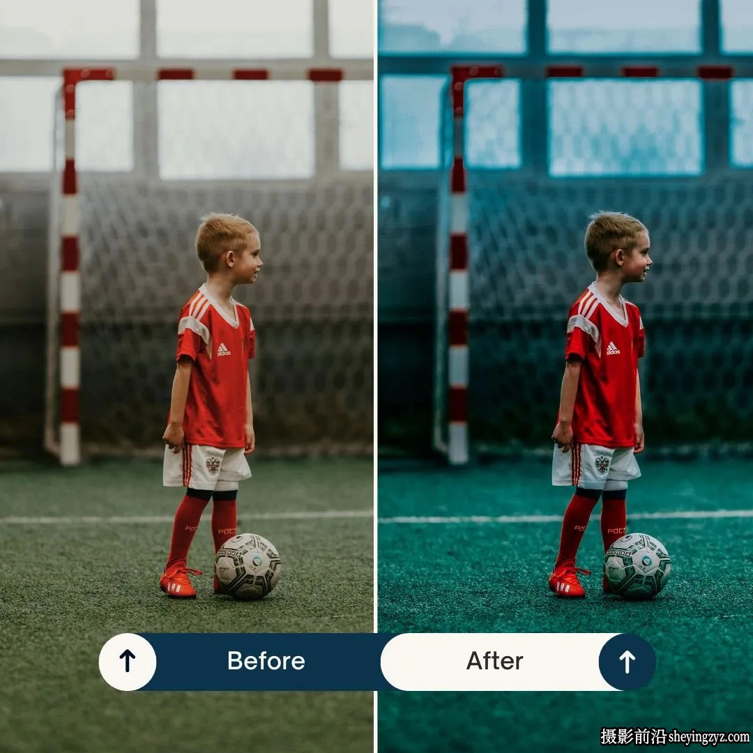足球赛事摄影调色LR预设LUT预设FootBall Lightroom Presets &amp; Lut