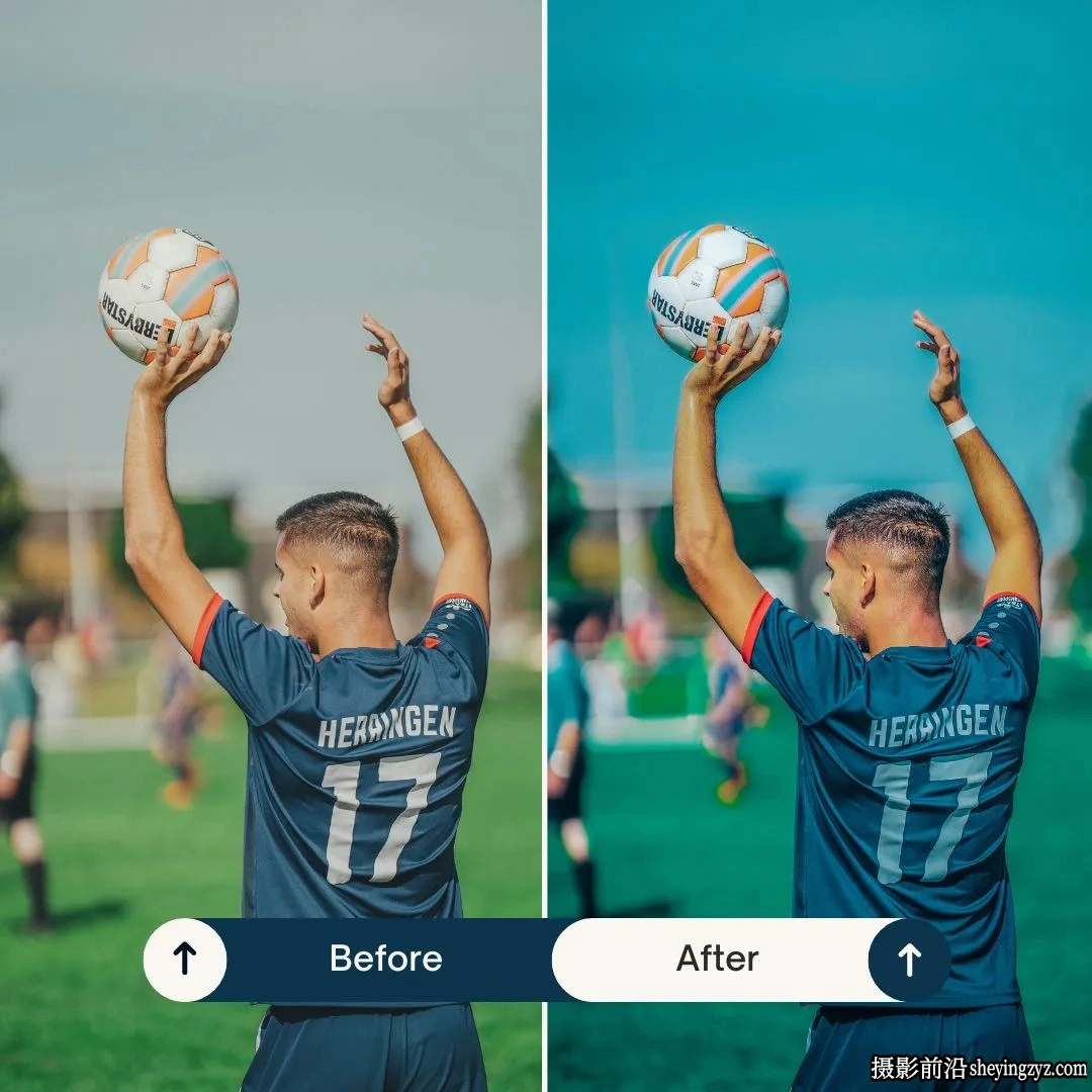 足球赛事摄影调色LR预设LUT预设FootBall Lightroom Presets &amp; Lut