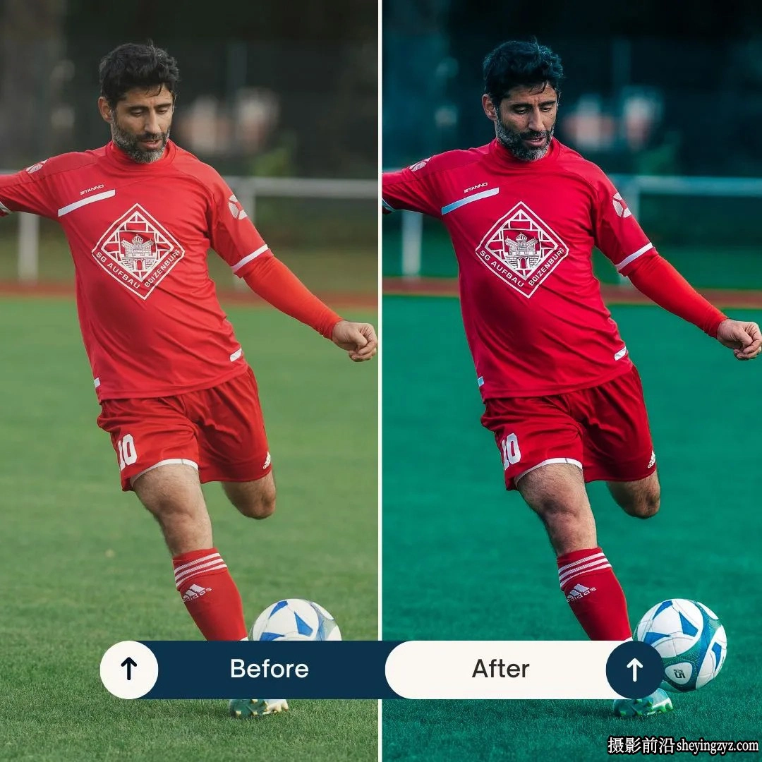 足球赛事摄影调色LR预设LUT预设FootBall Lightroom Presets &amp; Lut