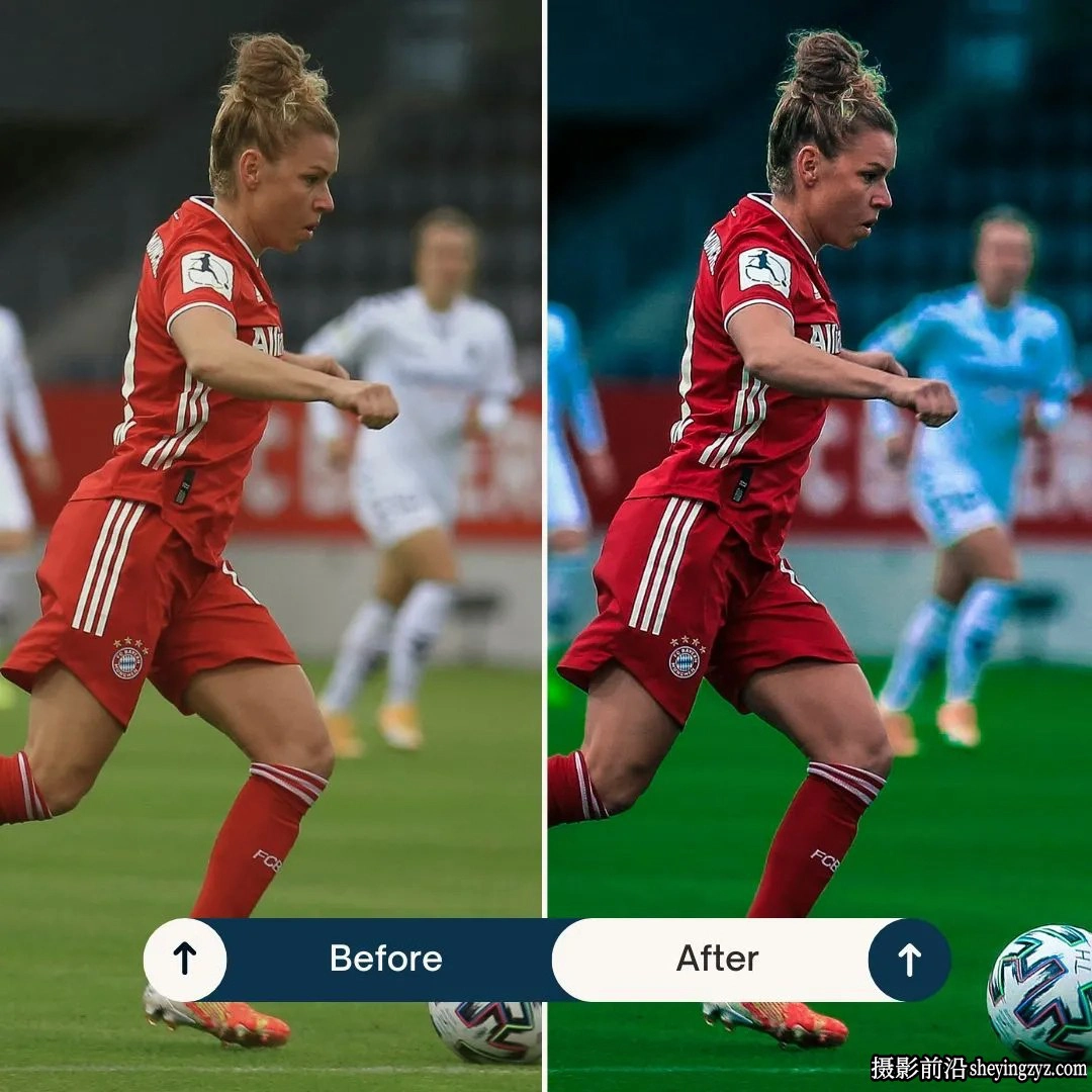 足球赛事摄影调色LR预设LUT预设FootBall Lightroom Presets &amp; Lut