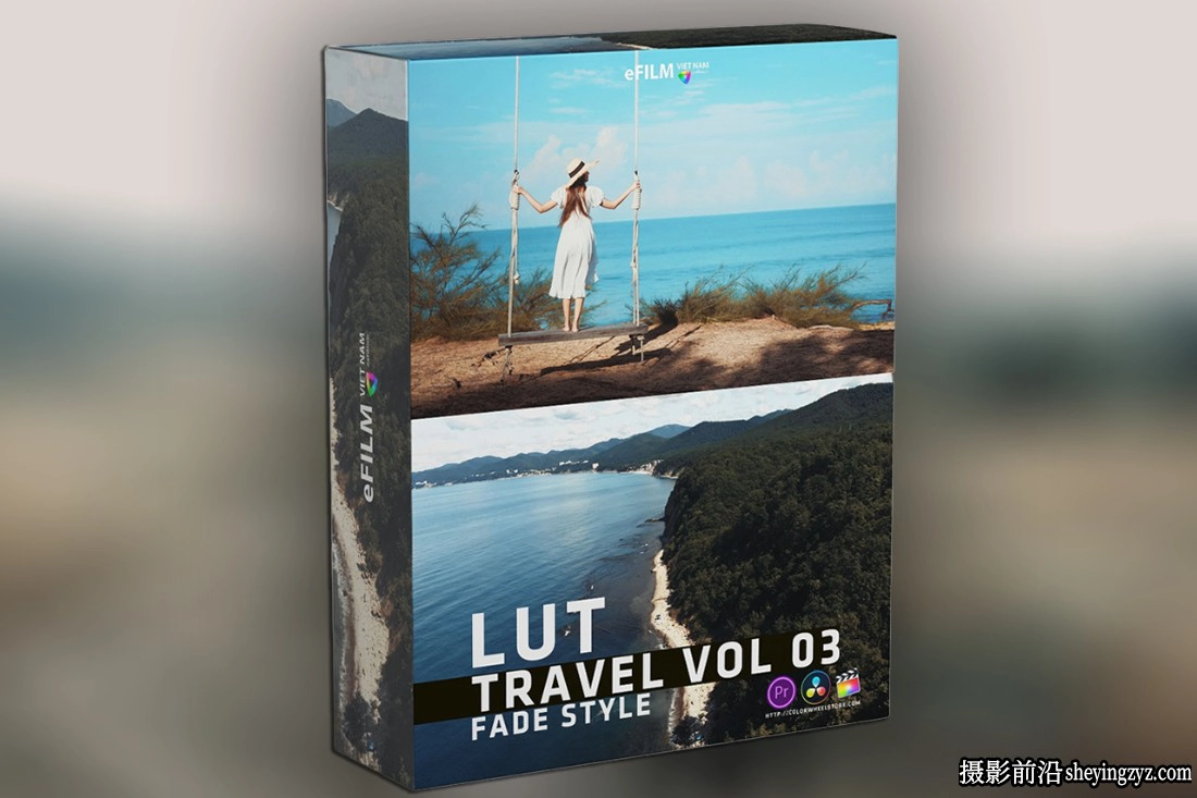 Colorwheelstore -旅拍褪色风格LUT预设 Lut Travel vol 3-Fade