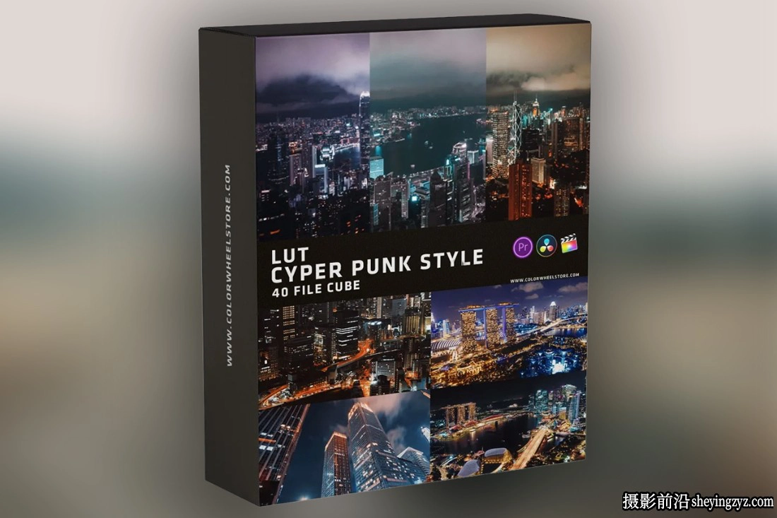 Colorwheelstore - 赛博朋克风格LUT预设 Lut Cyper Punk Style