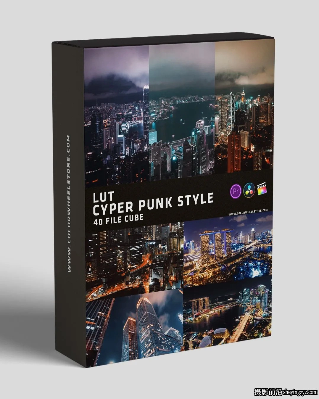 Colorwheelstore - 赛博朋克风格LUT预设 Lut Cyper Punk Style