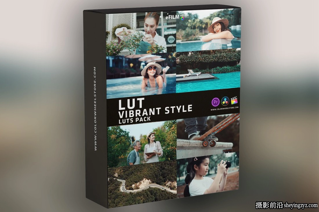 Colorwheelstore - 色彩鲜艳增强LUT预设 Lut Vibrant Style Pack