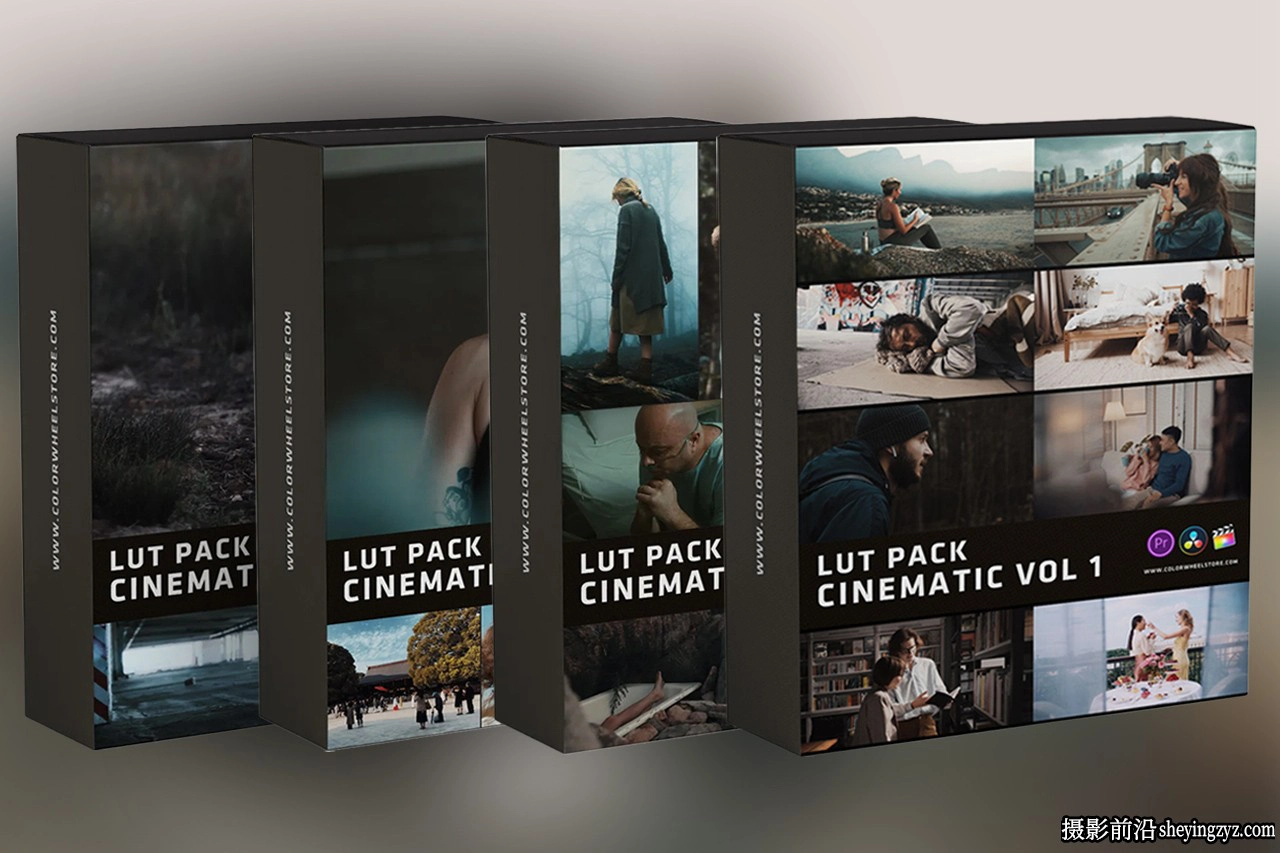 Colorwheelstore-4套电影调色LUT预设合集Combo Lut Cinematic Pack