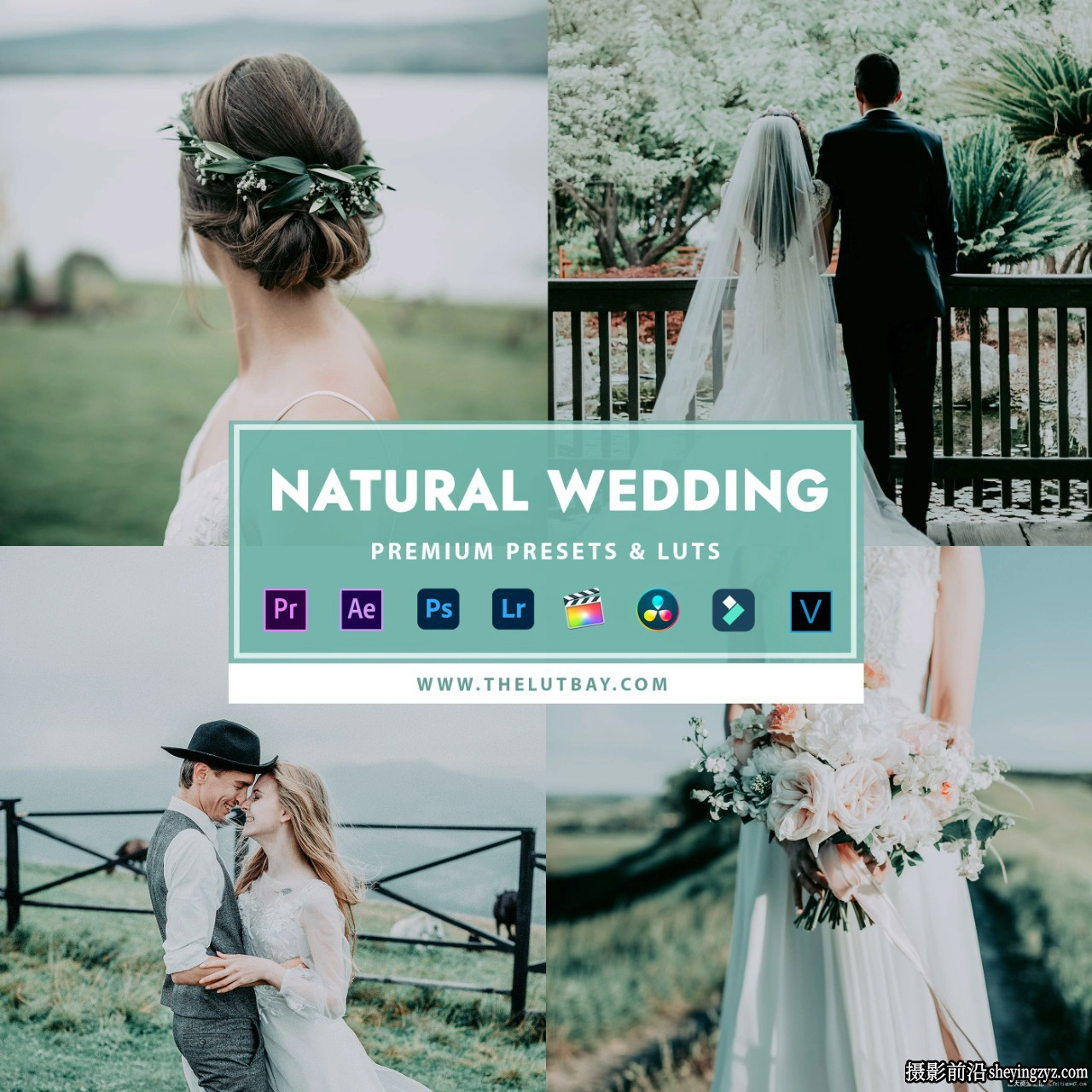 自然婚礼人像调色LR预设及LUT预设TheLutbay-NATURAL WEDDING PRESETS