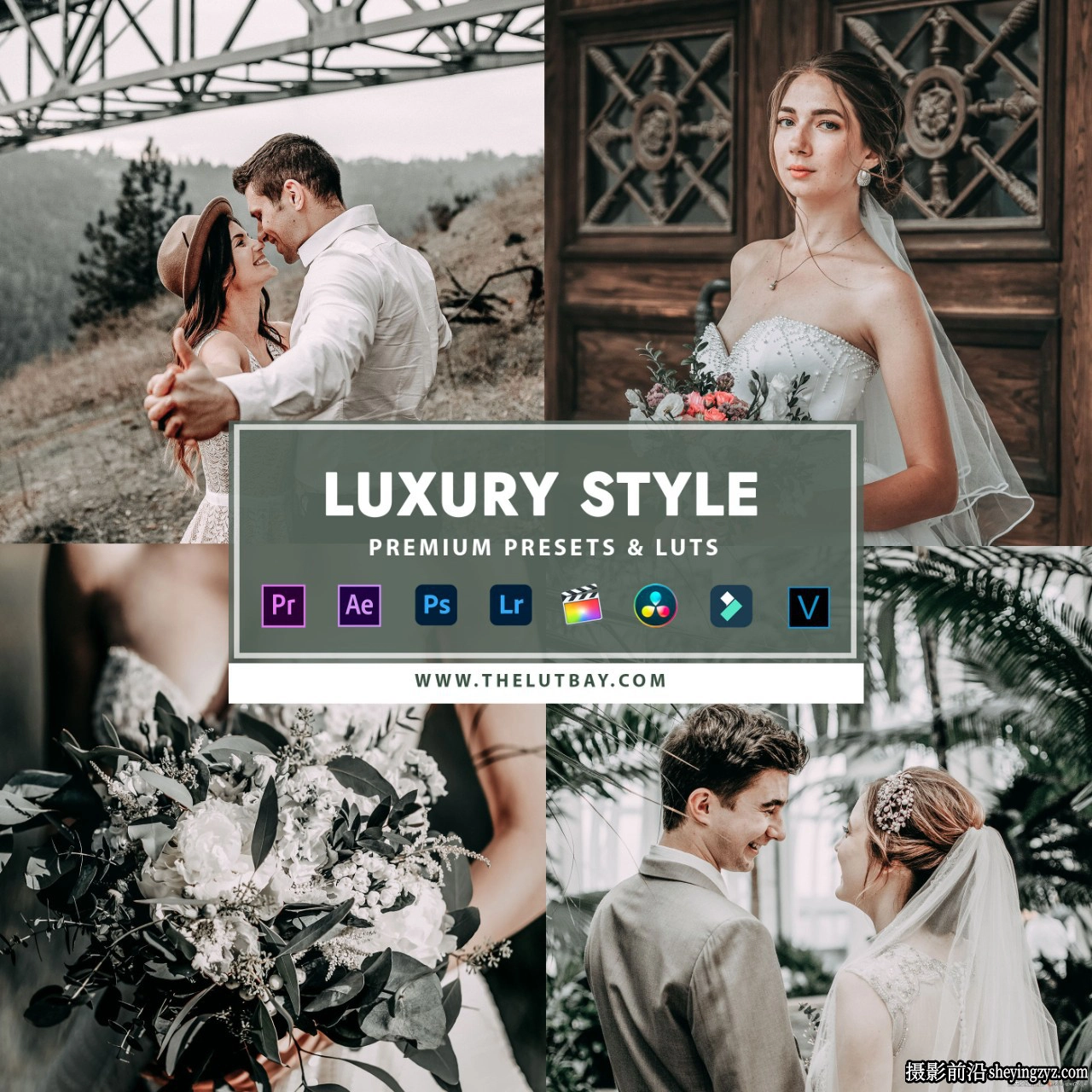 奢华婚礼人像调色LR/LUT预设TheLutbay-LUXURY LIGHTROOM PRESETS