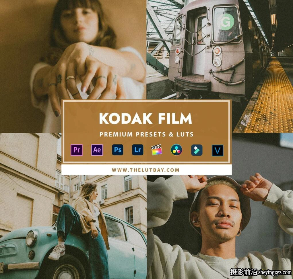 柯达电影胶片后期调色LR预设及LUT预设 Kodak Film Presets LUTs