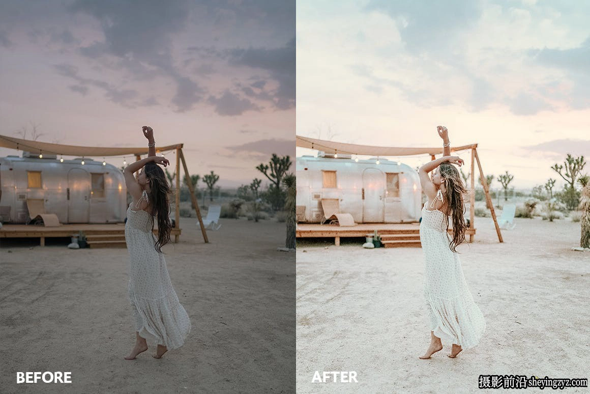 波西米亚复古人像调色LR预设手机lr预设 Boho Lightroom Presets