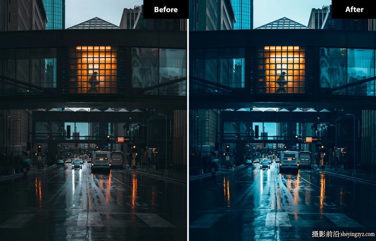 不夜城城市夜景风光人像调色LR预设 Night City Lightroom Presets