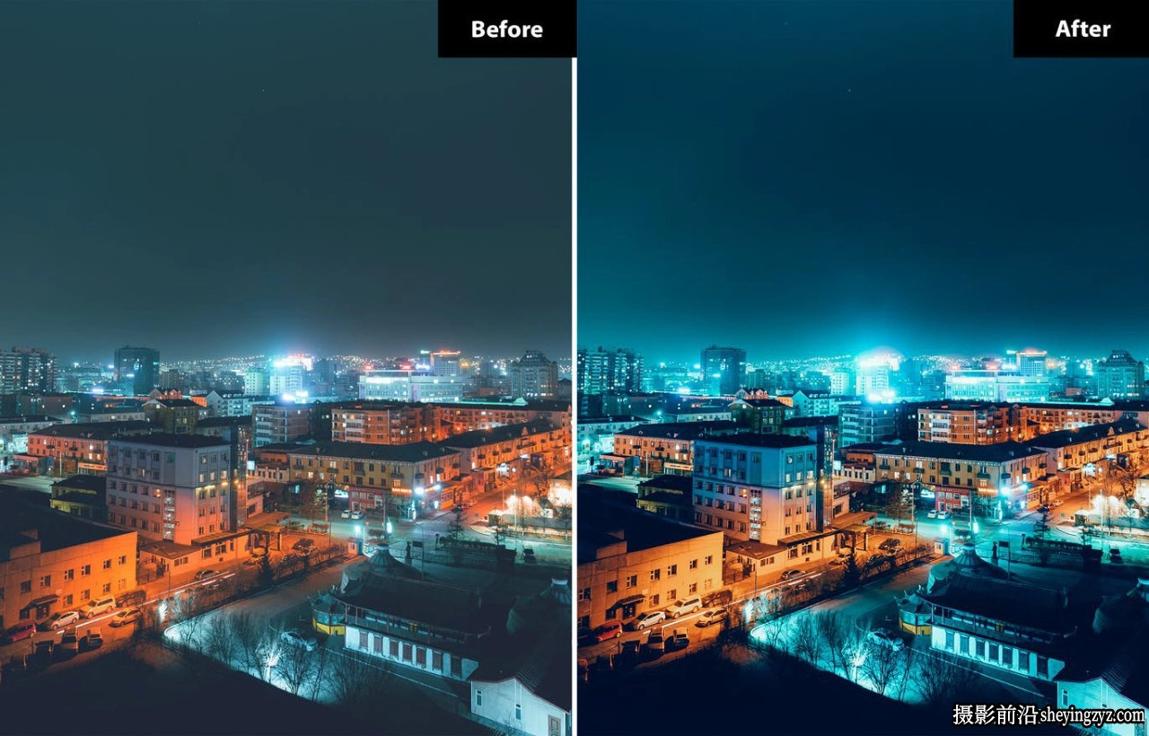 不夜城城市夜景风光人像调色LR预设 Night City Lightroom Presets