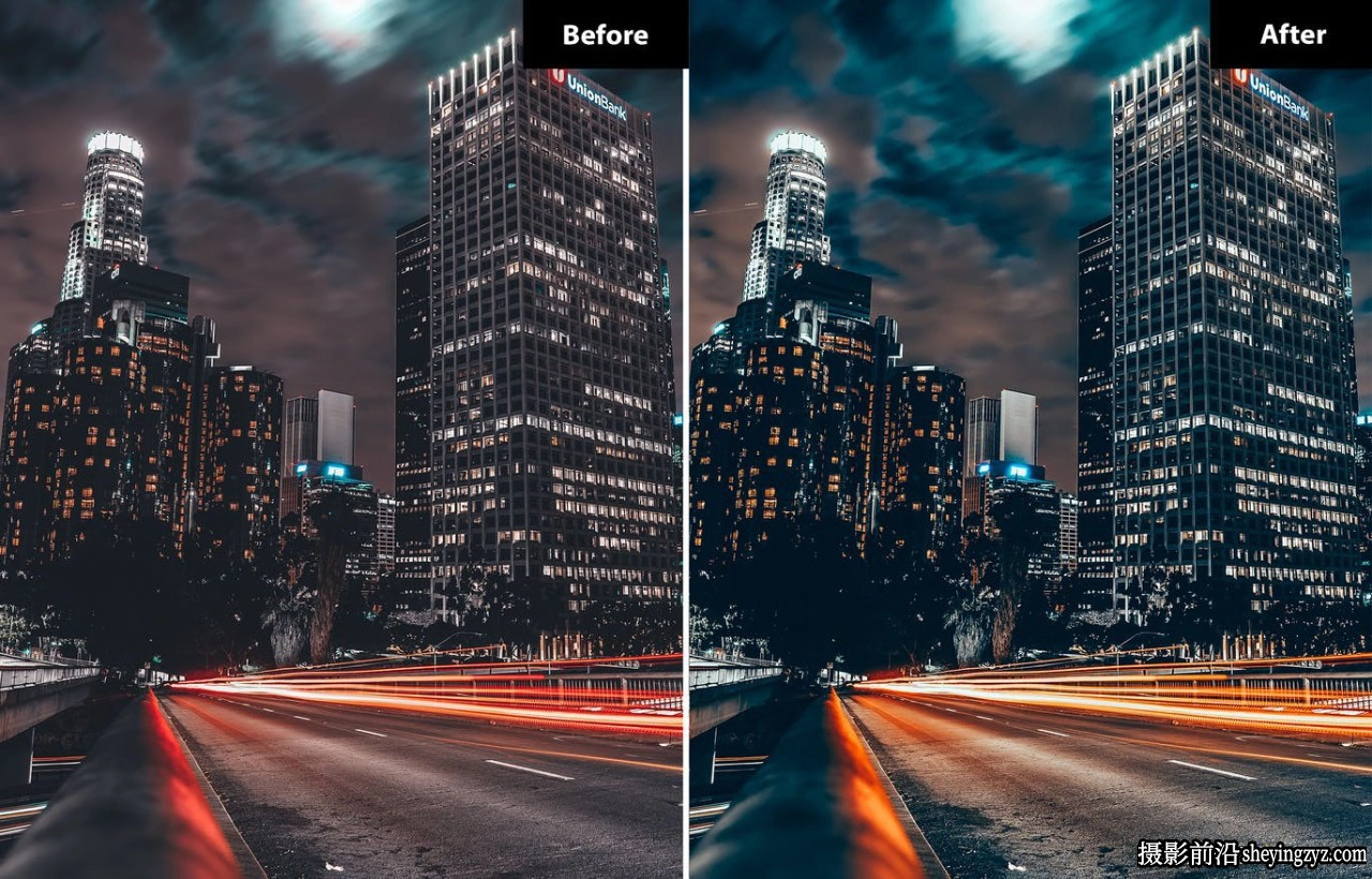 不夜城城市夜景风光人像调色LR预设 Night City Lightroom Presets