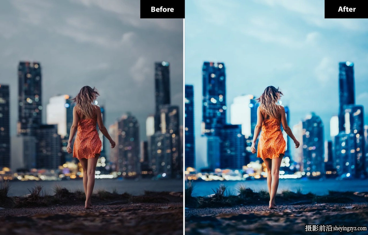 不夜城城市夜景风光人像调色LR预设 Night City Lightroom Presets