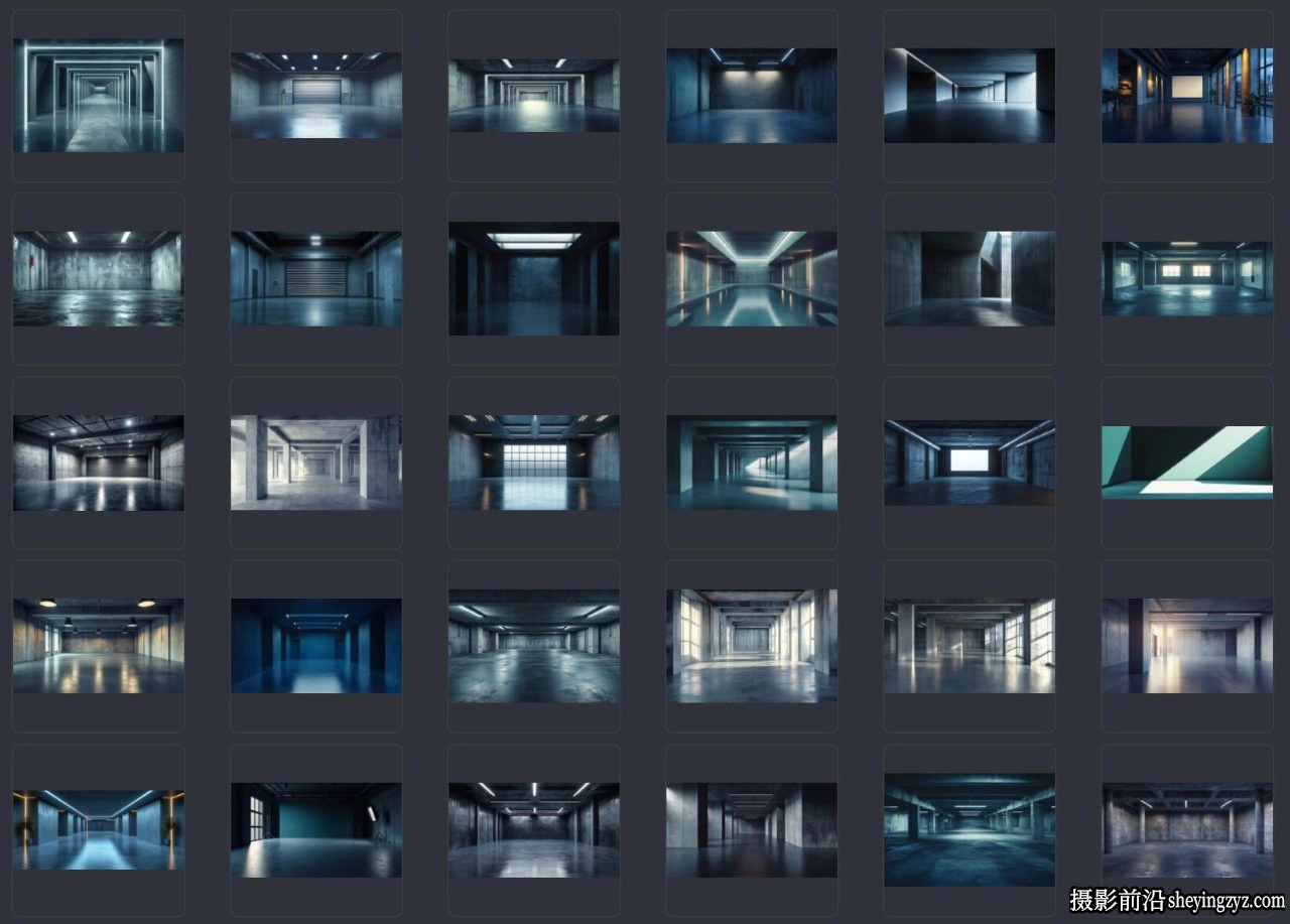 空房间空旷宽敞的室内环境背景素材 30xJPEG