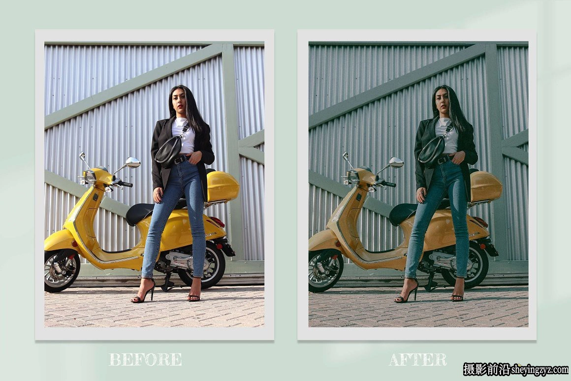 12种宝丽来电影胶片调色LR预设及LUT预设 Dark Polaroid Preset