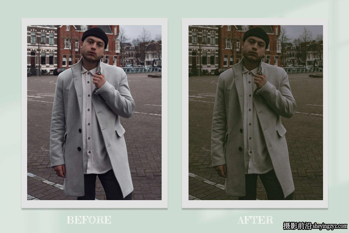 12种宝丽来电影胶片调色LR预设及LUT预设 Dark Polaroid Preset