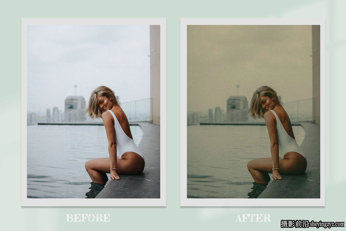 12种宝丽来电影胶片调色LR预设及LUT预设 Dark Polaroid Preset