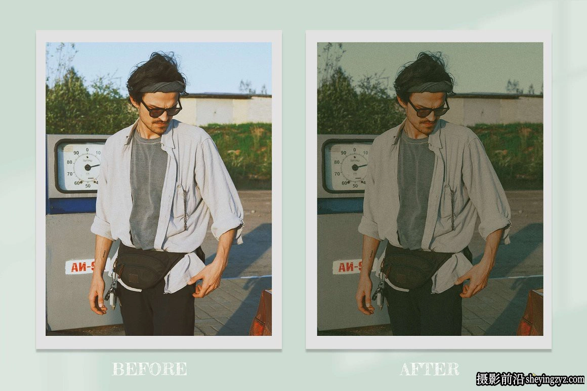 12种宝丽来电影胶片调色LR预设及LUT预设 Dark Polaroid Preset