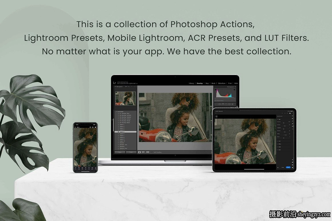 12种宝丽来电影胶片调色LR预设及LUT预设 Dark Polaroid Preset