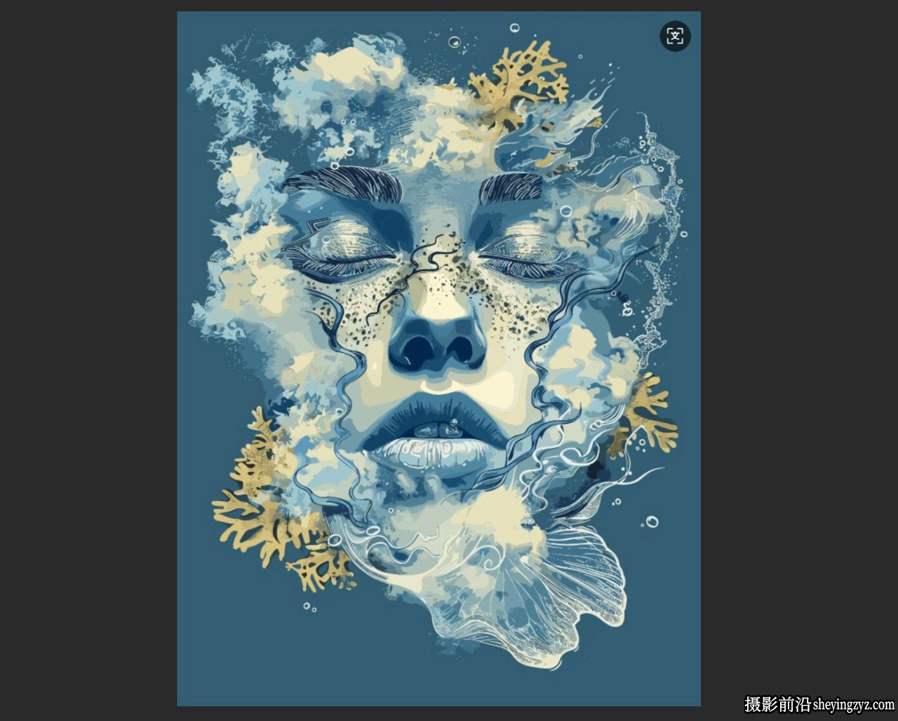 T恤服饰设计迷人面孔矢量素材合集 #3,25xAI