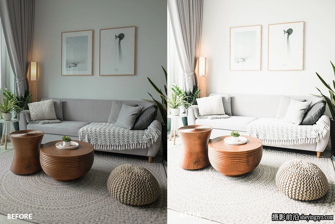 免费LR预设-室内摄影调色LR预设 Indoor Bright Lightroom Presets