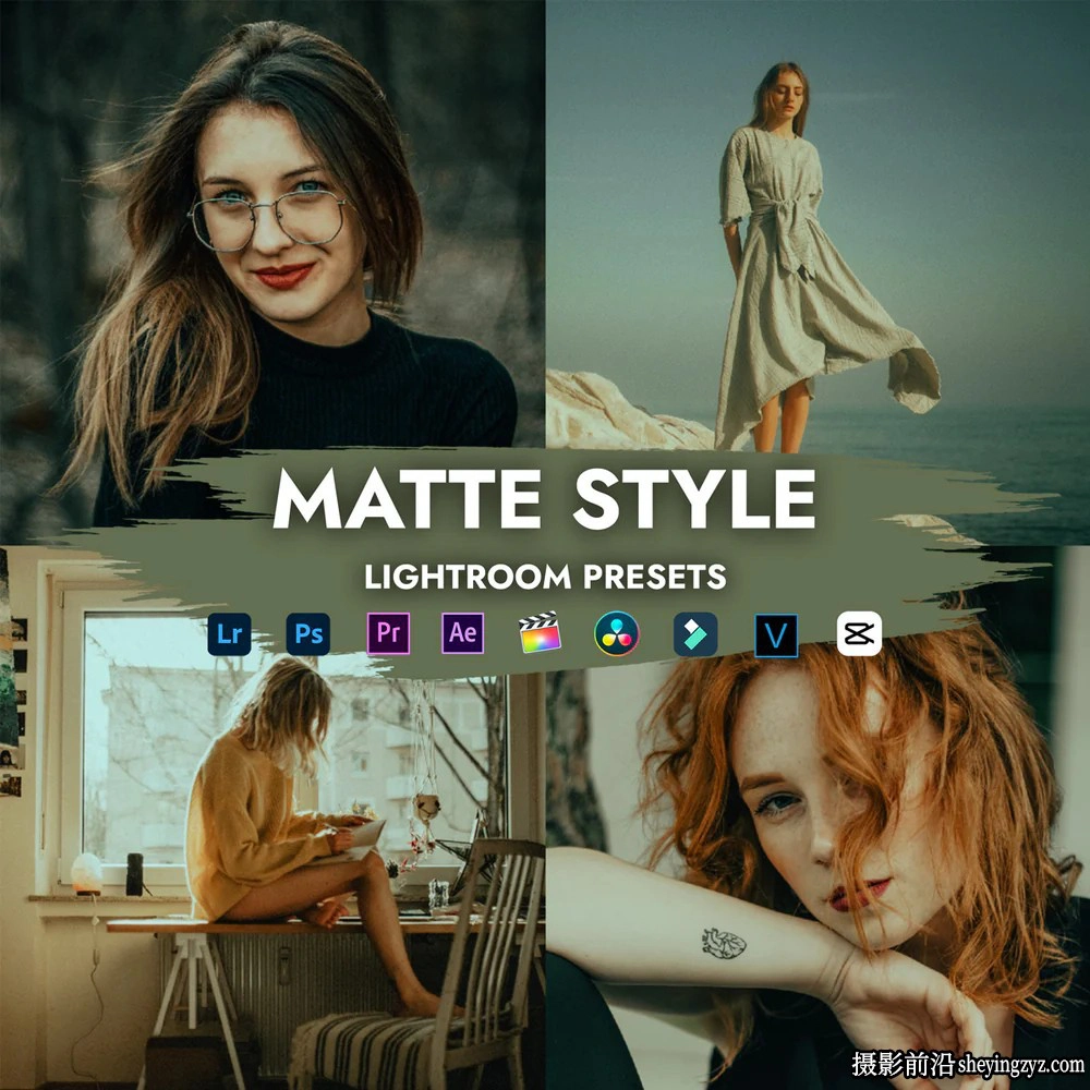 哑光风光电影人像LR预设及LUT预设MATTE STYLE LIGHTROOM PRESETS