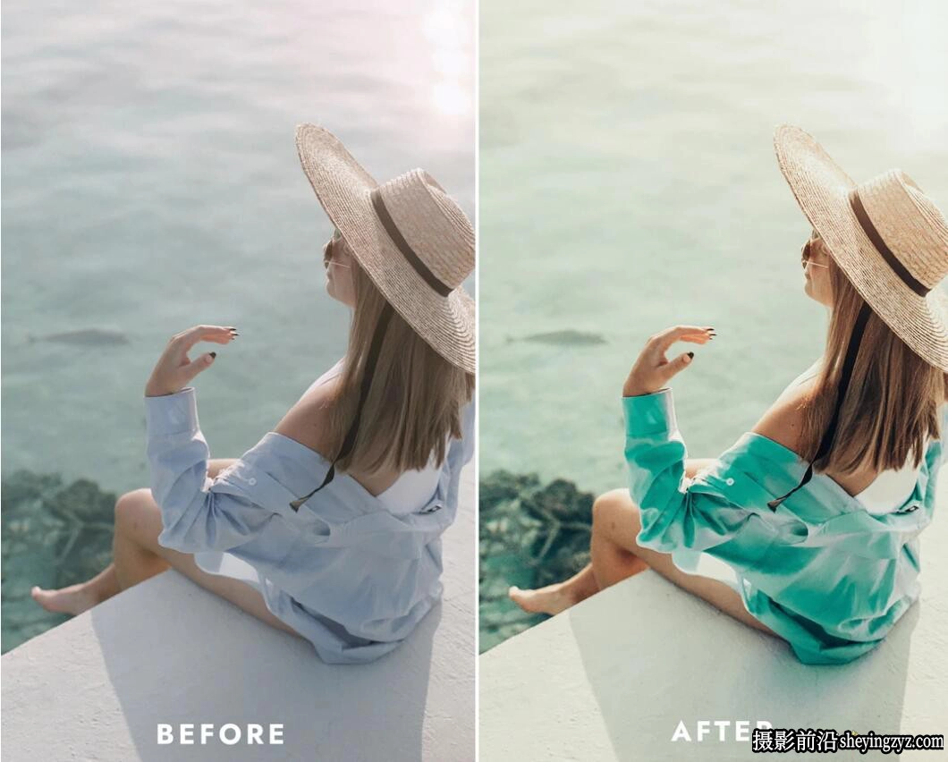 海滩复古电影人像LR预设及LUT预设 BEACH STYLE LIGHTROOM PRESETS