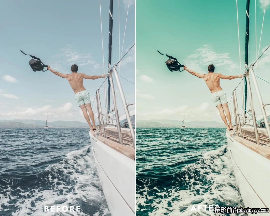 海滩复古电影人像LR预设及LUT预设 BEACH STYLE LIGHTROOM PRESETS