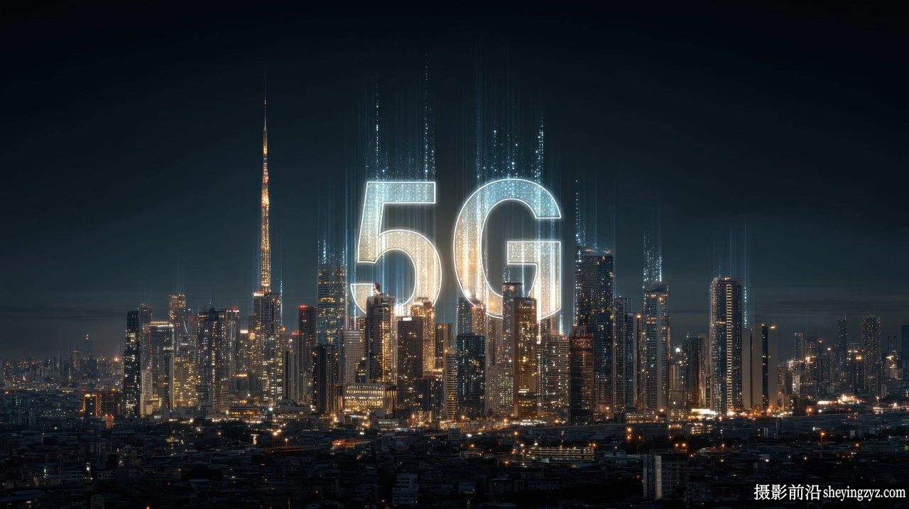 5G移动通信科技背景高清图片素材 34xJPEG