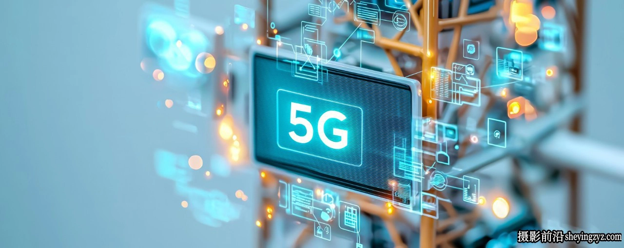 5G移动通信科技背景高清图片素材 34xJPEG