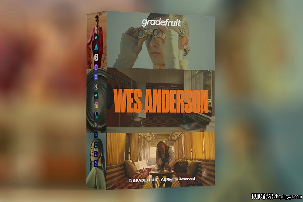 GradeFruit - 15种柔和电影美学LUT预设和LR预设Wes Anderson LUT