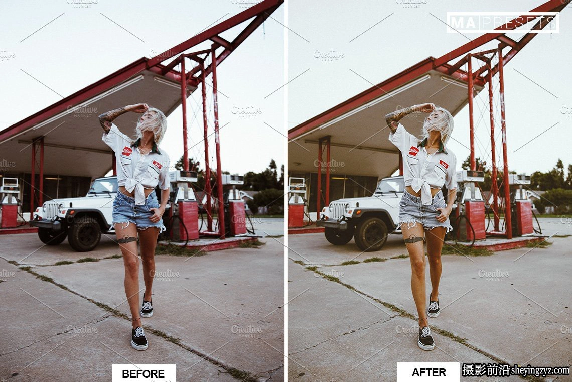 富士电影胶片调色LR预设及手机LR预设 FUJI FILM Lightroom Presets