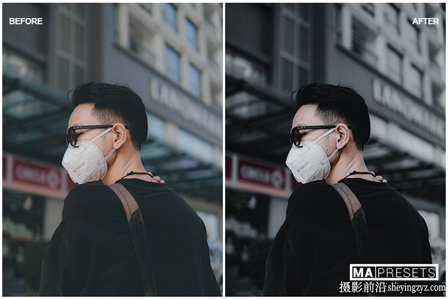 街头摄影情绪人像调色LR预设及手机LR预设 Black Lightroom Presets