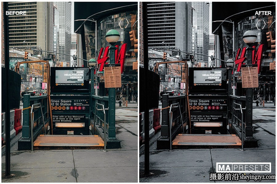 街头摄影情绪人像调色LR预设及手机LR预设 Black Lightroom Presets