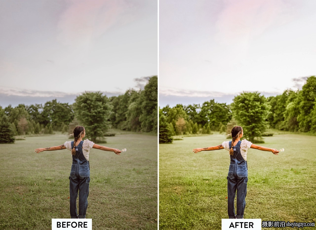 户外自然光人像Lightroom预设Outdoor Natural Lightroom Preset