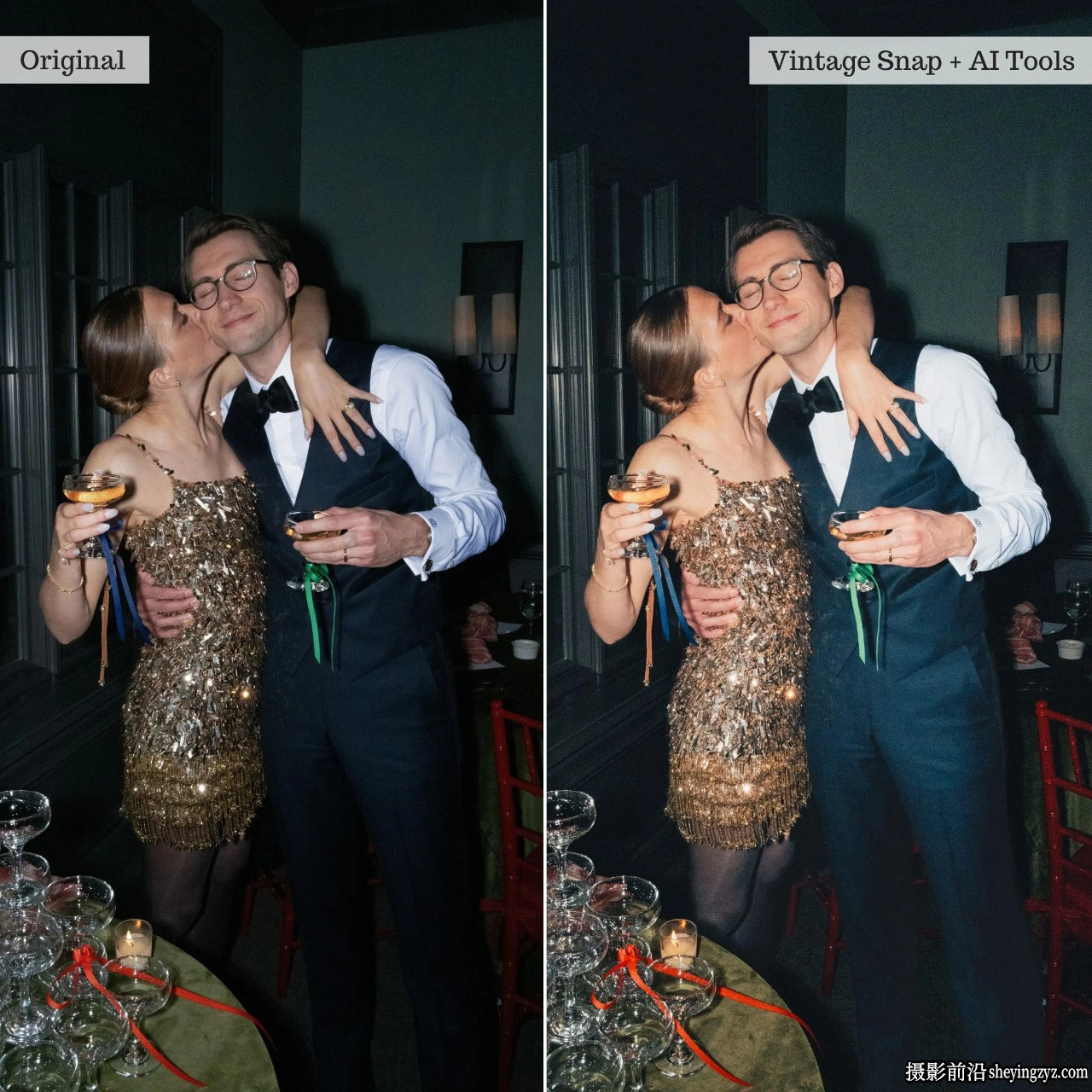 The Luxe Lens-豪华婚礼LR预设AI预设AI Luxe Direct Flash Presets