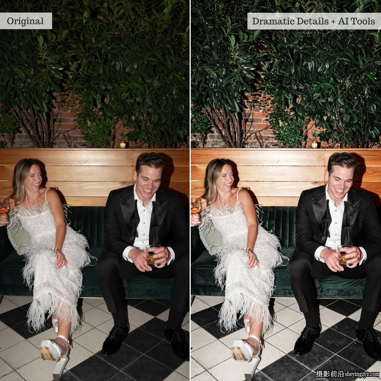The Luxe Lens-豪华婚礼LR预设AI预设AI Luxe Direct Flash Presets