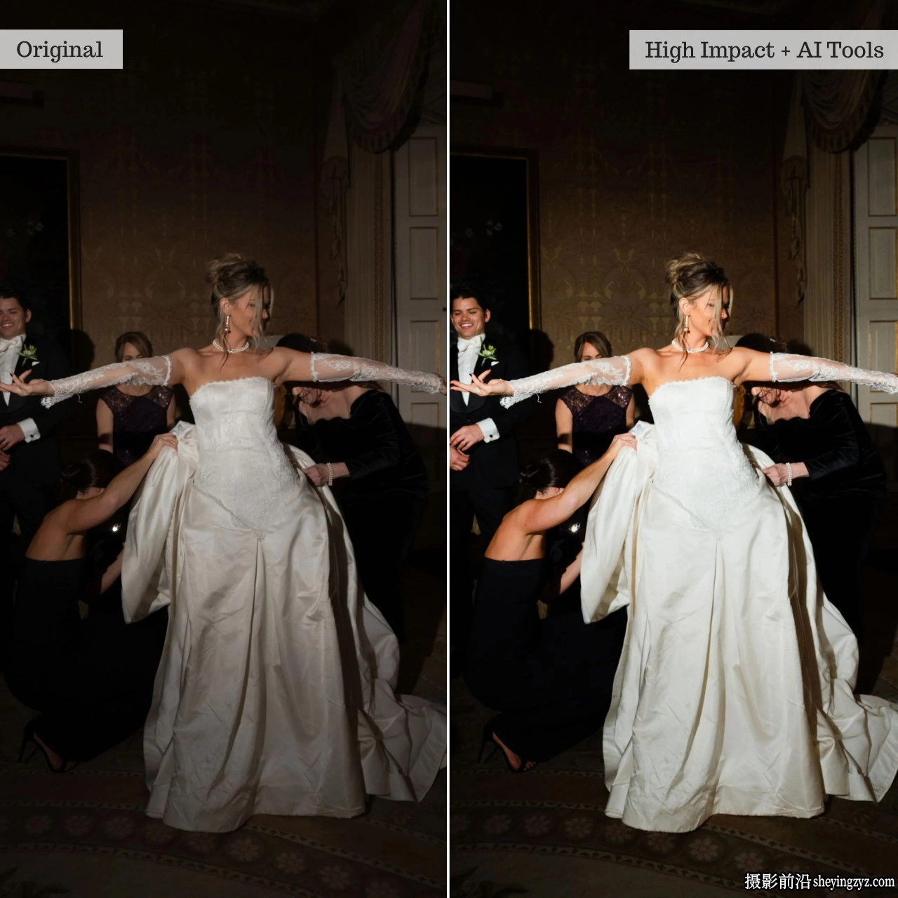 The Luxe Lens-豪华婚礼LR预设AI预设AI Luxe Direct Flash Presets