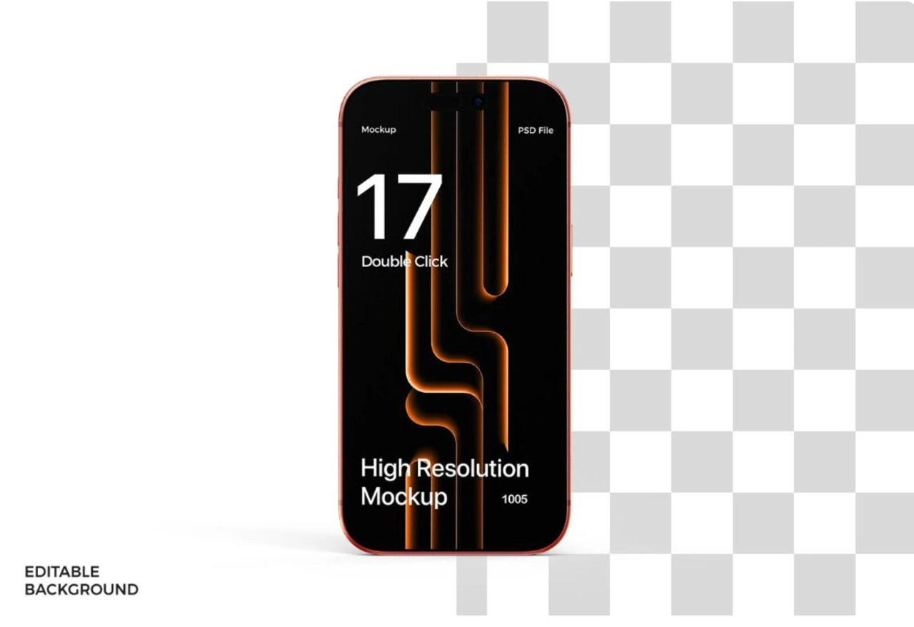 高品质iPhone 17 Pro Max PS样机模型