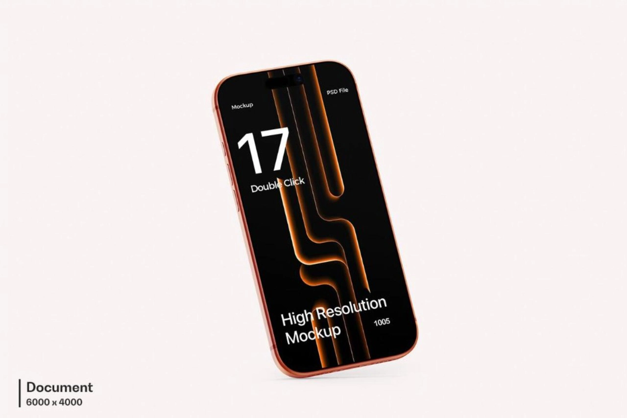 高品质iPhone 17 Pro Max PS样机模型
