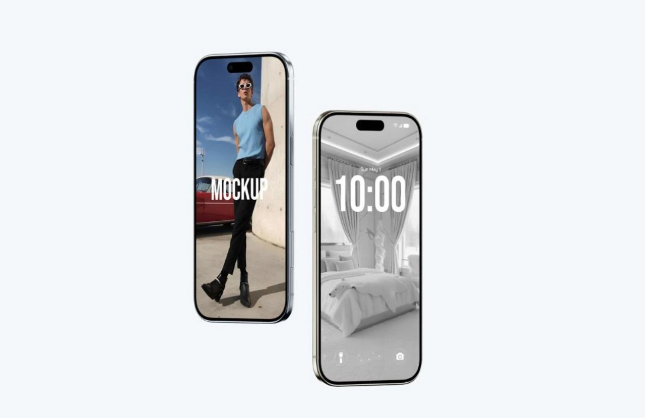 逼真的iPhone 17 Air PS样机模型合集