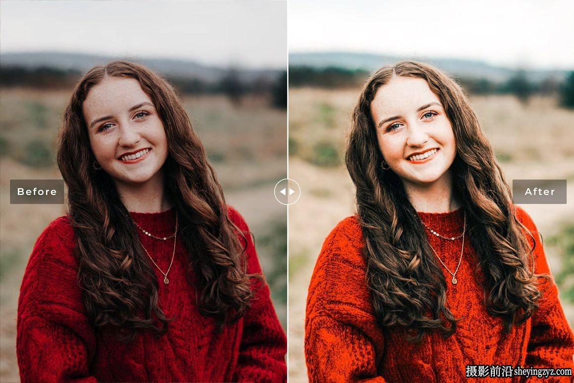 免费LR预设-暖色复古胶片人像调色LR预设 Helenium Lightroom Presets