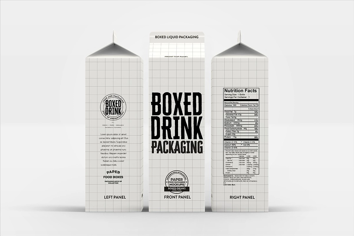 24种美食与饮料产品包装样机模型合集 #1 24xPSD