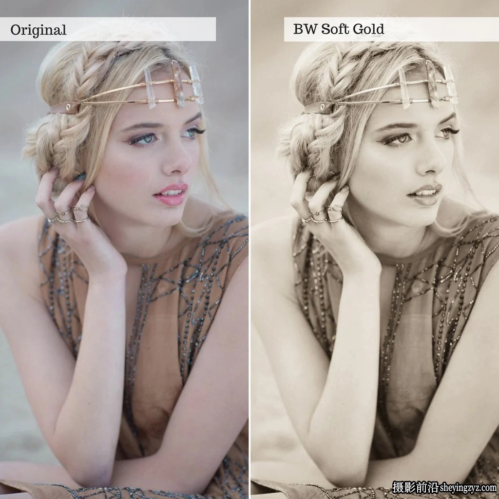 The Luxe Lens - 好莱坞黑白复古胶片LR预设Black White Presets