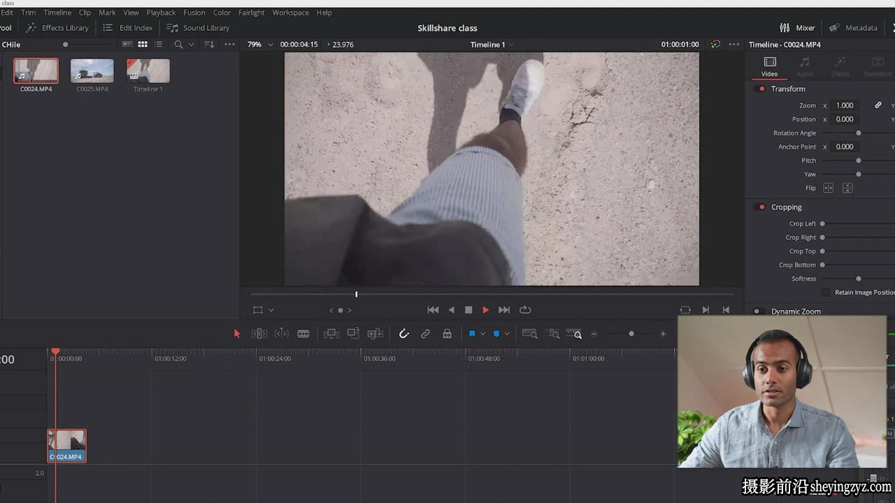 DaVinci Resolve 剪辑教程- 达芬奇初学者视频剪辑教程-附=中英字幕