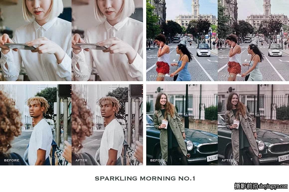 复古电影胶片色彩LR预设 Sparkling Morning Lightroom Presets