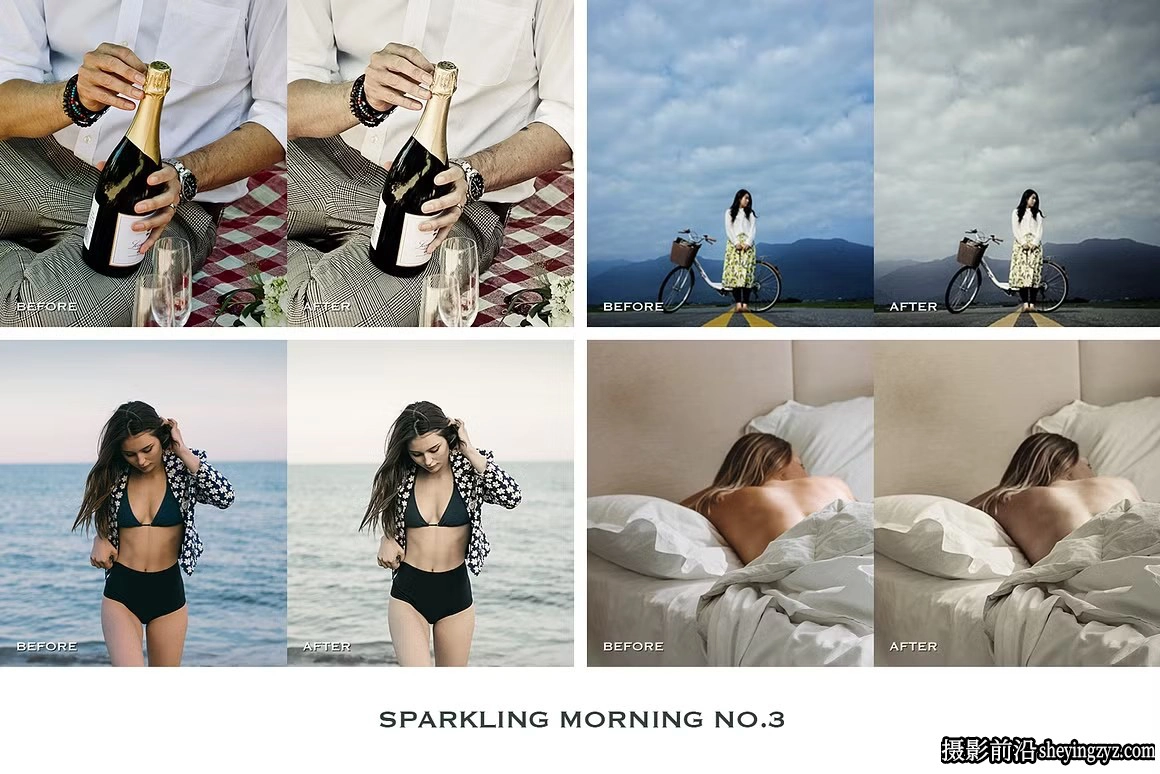 复古电影胶片色彩LR预设 Sparkling Morning Lightroom Presets