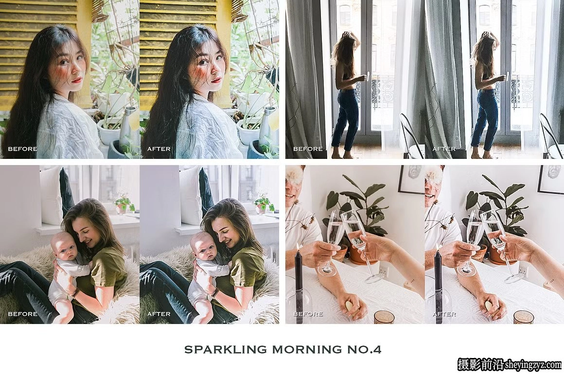 复古电影胶片色彩LR预设 Sparkling Morning Lightroom Presets