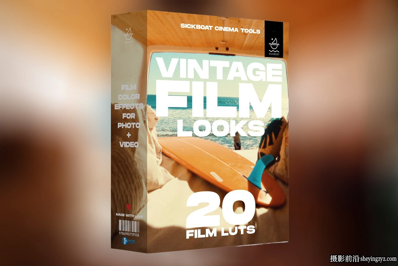 复古胶片风LUT调色预设 Sickboat - VINTAGE FILM LOOKS | FILM LUTS